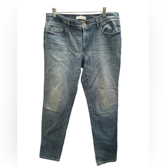 Ann Taylor Loft Skinny‎ Relaxed Blue Sz 6/28 Excellent - Picture 1 of 4